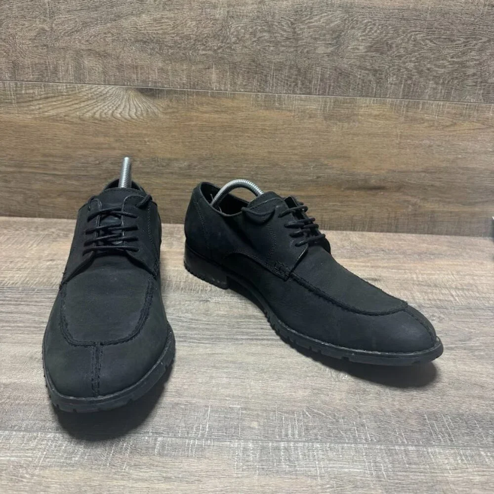 Cole Haan Waterproof Black Suede Oxford Shoes Men's Size 10.5